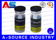 Kundenspezifischer Phiolen-Flaschen-Aufkleber-wasserdichte glatte Endverpackung des Peptide-10ml