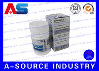Kleines silbernes Pillen-Kasten-Druckpapiertablet-pharmazeutischer Kasten für Plastikflaschen Pharma-Tablet-50CC