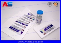 CMYK White Pearl Film 10 ml Fläschchenetikett für Injektionsflaschen