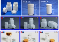 Kindersichere Schraubverschluss-Plastikpillengläser klein weiß für Tablettenkapselpaket