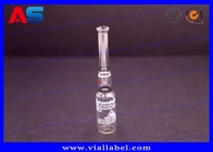 Ampullen-Flasche des Testosteron-1ml, die klares Ampere mit dekorativen Druckringen druckt