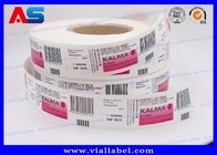 Klebendes pharmazeutisches Glas Vial Labels, Plastikflasche 15ml beschriftet kundenspezifisches Drucken