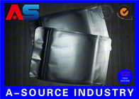 Matt Schwarze Wärmesiegel Aluminiumfolie Taschen mit Reißverschluss / Mylar Hülsen Aluminiumfolie Reißverschluss Tasche