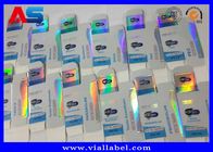 Euro-Gen Rx Deisgn pharmazeutisches Verpacken blauen Kastens Primobolan 10ml Vial Boxes Laser Holographite Printing