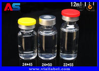 22 * 45mm Glasflaschen10ml Glasfläschchen mit Verschlussdeckeln für Peptidee