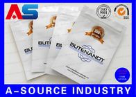 Silberne Folien-Taschen-Beutel mit Reißverschluss für Bio-Tablet-Kapseln Pharma Oxandrolone