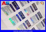 Kundenspezifischer privater Vial Label Masteron, Aluminiumbeutel mit Reißverschluss mit Aufkleber-Hologramm