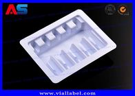 Klare PVC Kunststoffgehäuse-Behälter für Impfstoff-Phiolen 2mL/3mL mit Prägungslogo