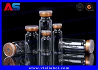 SFDA-sterile kleine Glasphiolen 2 - 30ml mit pharmazeutischem Papieraufkleber und Kasten