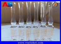 Kundenspezifische Druckeinspritzung Mini Clear Glass Ampoules 1ml 2ml 3ml 5ml 10ml 20ml