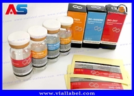 Laser-Hologramm-Material pharmazeutische Einspritzungs-Medikations-Glas-Vial Labels-25x60mm