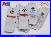 Kundengebundener Phiole 10mL Karton-Kasten für bodybuildende Testosteron-Propionats-Peptide-Flasche