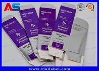 Kleines silbernes Pillen-Kasten-Druckpapiertablet-pharmazeutischer Kasten für Plastikflaschen Pharma-Tablet-50CC