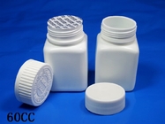 60 Tabletten Apotheke Kleine Tabletten Durchstechflaschen mit SGS-Zertifizierung Mit kindersicheren Plastikkappen Apotheke Pillenflaschen