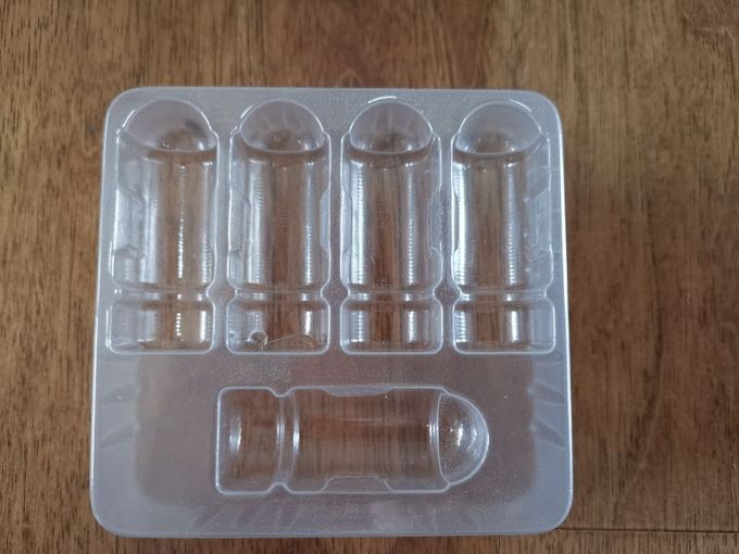 Medizinisches 2ml füllt Verpackentransparente Blasen-Behälter pVCs auf Lager 6 ab