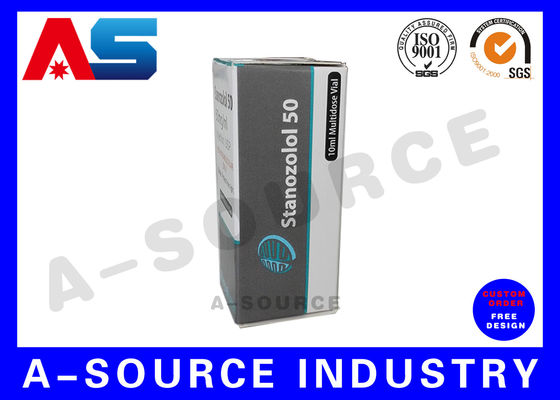 Benutzerdefinierte Hologramm-Vial-Aufbewahrungsbox Druck 10ml Vial-Boxen und Verpackung / kleine Verpackungsboxen