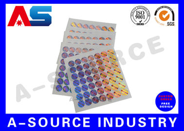 Holographische Aufkleber Druck, Custom Holographische Aufkleber für Chemische Box Anti-Fälschung Aufkleber