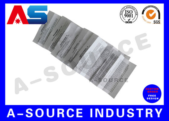 Etikettendruck für Vinylaufkleber Pharmazeutischer Druck von Peptid-Propionat-Etiketten für 2-ml-Fläschchen