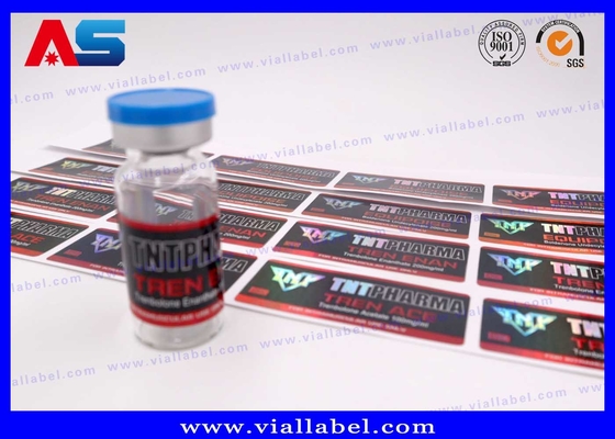 Custom Glasflaschenetiketten Glanz-Lamination für Medikamente Packung HCG-Flaschenetikettenboxen