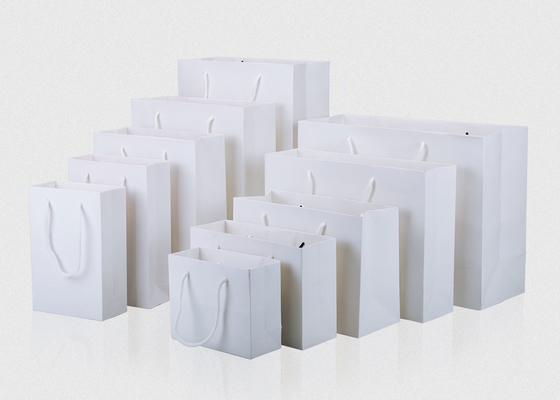 Bekleidungsgeschäft Einkaufen Papiertüte Logo Kundenspezifischer Werbeverpackungsdruck