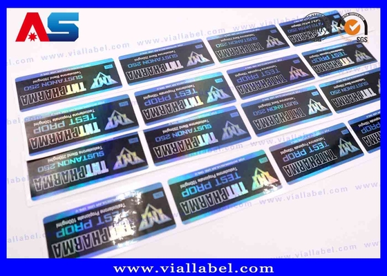 Gold- / Silberfolie Aufkleber 5ml Peptidflaschen Etiketten Drucken Matte Lamination Fläschchen Aufkleber Hersteller für Pharmazeutika