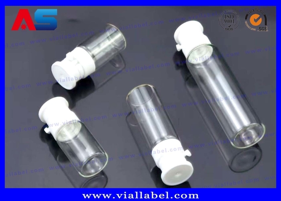Schönheitsöle 2 ml 3 ml 5 ml 10 ml Verschlussoberfläche Kleine Glasflaschen mit leicht abziehbarer Kappe