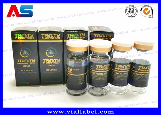 Pharmazeutische Peptide Sarms Papierflasche Verpackungskasse Hologramm-Logo UV-Beschichtung 10ml Flaschenetiketten