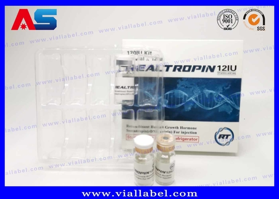 Pharmazeutische Konstruktion Druck Somatropina Hcg 2 ml Durchstechflasche Verpackung Verpackung aus Bodybuilding-Papier