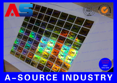 3D-Hologramm-Aufkleber PET Custom Holographische Aufkleber / Custom Decal Aufkleber mit Scratch Off Code