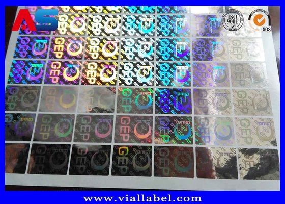Transparentes klebendes ganz eigenhändig geschriebes Hologramm der Sicherheits-Aufkleber-3d gedruckt