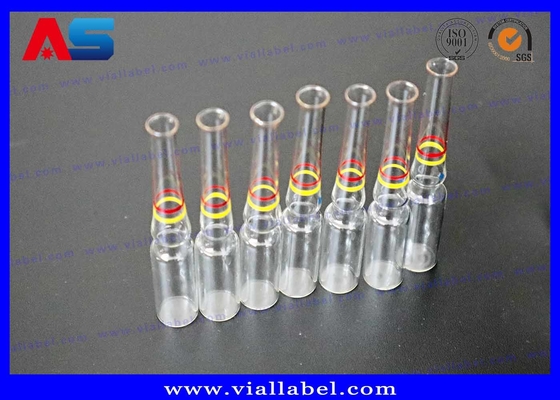 Injektions-pharmazeutische Glasampullen mit grünem Ring/gelbem Ring