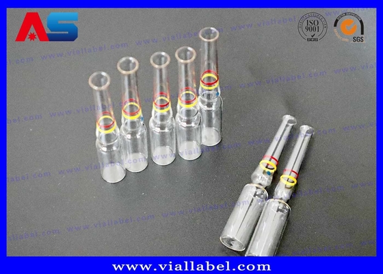 Injektions-pharmazeutische Glasampullen mit grünem Ring/gelbem Ring