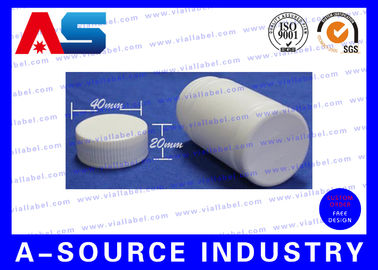 Umweltfreundliche 80 ml runde Plastikflaschen mit Pillen / Medikamentenflasche mit Schraubkappe