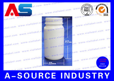 200 ml HDPE-Medizinpillenbehälter Leere Pillenflaschen / Vitaminpillenflaschen Plastik-Medizinflaschen