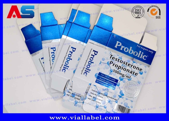 Bodybuilding Propionat 1 ml Ampulle-Boxen Druck Pharmazeutische Design-Boxen für kleine Durchstechflaschen