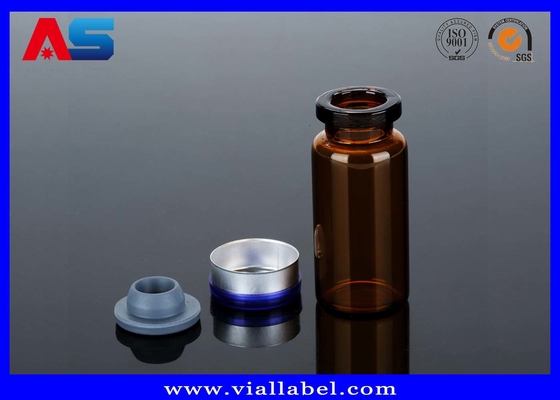 Pharmazeutische Laborglaswaren Leere Glasflaschen Tropffflaschen und Plastikkappen 10 ml kleine Glasflaschen