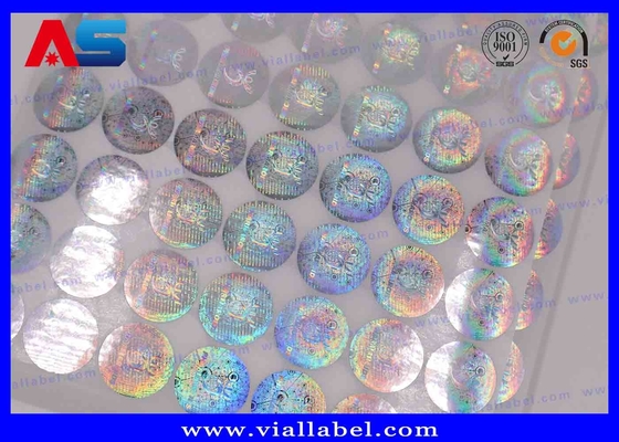 Custom 3D Holographische Manipulationssichere Sicherheitsetikette 20mm Anti-Fälschung Sicherheitscode Aufkleber Etikett