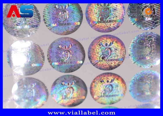 Custom 3D Holographische Manipulationssichere Sicherheitsetikette 20mm Anti-Fälschung Sicherheitscode Aufkleber Etikett