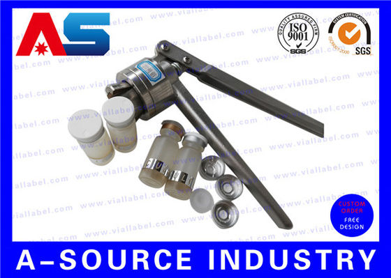 Silber Aluminium Handflaschenkappe Crimper Crimping Werkzeug für 13mm / 20mm Flip Off Plastikkappe