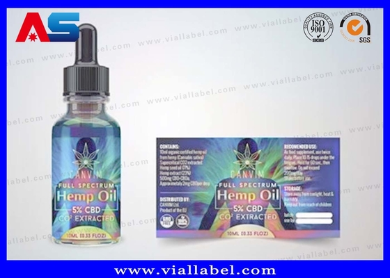 Custom Cbd Oil 10ml Papierbox Drucketikett und Tropffflasche Angebot