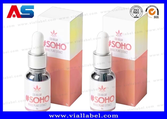 Custom Cbd Oil 10ml Papierbox Drucketikett und Tropffflasche Angebot