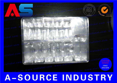 Individuelle Medikamente Blister Verpackung Für pharmazeutische Glasflaschen / Penicillinflaschen Durchsichtige Blister