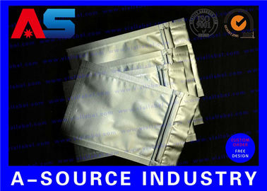 10 * 15 cm Aluminiumfolie Taschen Silberfarbe Für orale Tabletten Verpackung Aluminiumfolie Ziplock-Tasche
