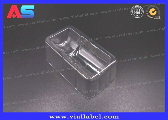 10 ml Durchstechflasche Verpackung Durchsichtiges Plastik Impfstoff Medizinisches Behälter, Injektionsflasche Blisterverpackung