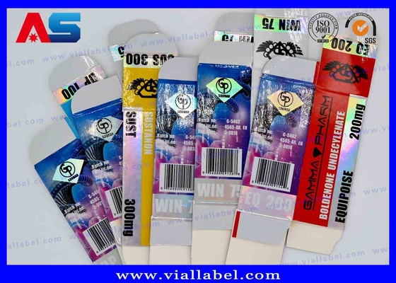Individuelle 10 ml Durchstechflaschen mit holographischem Druck und Matt Lack