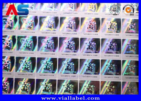 Holographische Aufkleber 10-40mm Silber / Gold / Grün / Blau