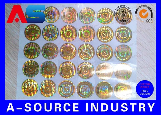 Designschleifende Holographische Aufkleber für pharmazeutische Verpackungen