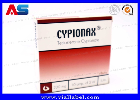 CMYK-Pharmazeutische Verpackungskiste für 10 Ampullen von 1 ml Ampulle Papierkiste und Plastikbehälter