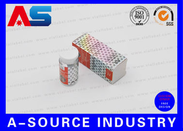 10 ml Durchstechflaschen Dosen Bodybuilding Karton Hologramm-Laserdruck mit Klebeetikett Enanthat-Papierboxen