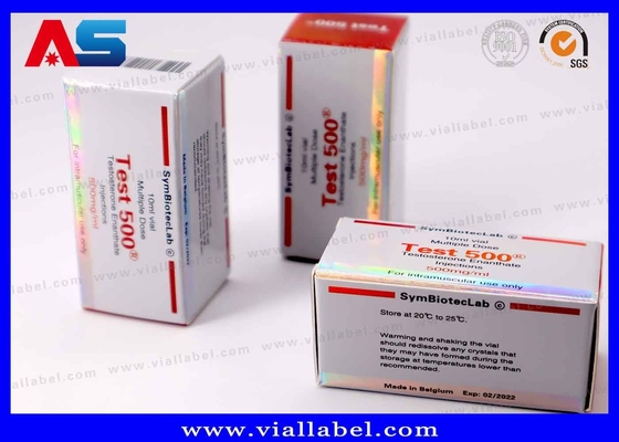 10 ml Durchstechflasche Test 500 Laser Holographische Logo wasserdicht Glanz Lack angepasst